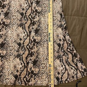 Avenue Stretch Faux Snake Skin Skirt